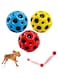 GMStahlei Interactive Dog Balls,Extreme High Bouncing Pet Ball,Meteor Space Dog Ball,Rubber Bounce Dog Ball,Sensory Ball,Cool Bouncing Dog Training Ball for Indoor or Outdoor Play,Easy to Grip &amp; Catch
