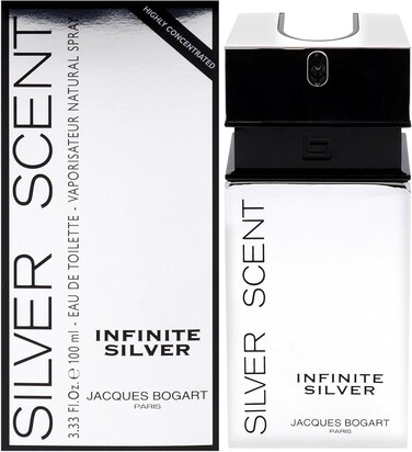 Jacques Bogart Silver Scent Infinite Silver By Jacques Bogart For Men - 3.33 Oz Eau De Toilette Spray