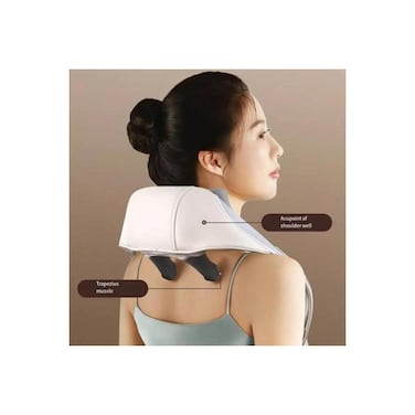 Heated Neck &amp; Shoulder Massager &ndash; Deep Tissue Kneading Pillow for Back, Legs, &amp; Pain Relief