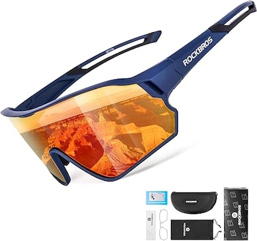 ROCKBROS Polarized Sunglasses UV Protection for Women Men Cycling Sunglasses