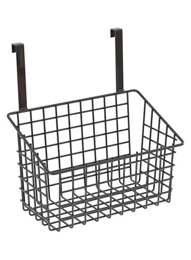 Metal Storage Basket - Hangable Organizer for Kitchen, Bathroom &amp; Dorm Essentials