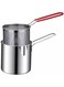 SIKREA Soup Pot Stainless Steel Fryer Household Mini Fryer Kitchen Oil Saving Deep Fryer Gas Fryer With Filter Screen
