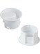 Weilan Water Pitcher Lids Glass Carafe Lids Covers Food Grade Plastic Dust Proof Splash Resistant Bottle Stoppers for Water Jug Glass Bistro Pitcher ,White /2 Pieces