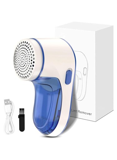 Rayyan Rechargeable Fabric Shaver,Hair Ball Shaver,Cloth Cleaner with Cleaning Brush,Effective Hair Remover with Battery,Portable Defuzzer,for Pillow,Large Clothing,Universal Fabric Depillar