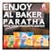 Al Baker, Frozen Whole Wheat Plain Paratha, 400g