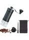 Coffee Grinder - Adjustable External Grind Settings, Ceramic Burr for Espresso to French Press, Portable Hand Crank Mill for Precision Brewing, Travel &amp; Camping
