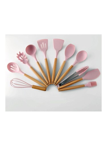 Flexible Non-Stick Heat Resistant Silicone Spatula Multicolour 10.50 x 10.50 x 0.95cm