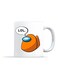Among Us Lol Printed Coffee Mug White/Black/Orange