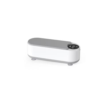 Digital Ultrasonic Jewellery Cleaner with LED Display, White, 3 Cleaning Modes