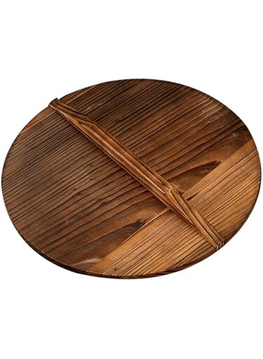 YARNOW Wooden Spill-proof Lid Chinese Wok Universal Pan Lid The Wok Wok Lid 13 Inch Wok Lid 14 Inch Wok Lid for Stir Fry Pan Household Pot Cover Frying Pan Lid Household Wooden Pot Cover