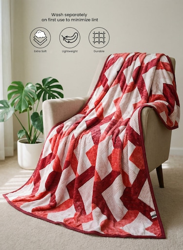 Para John Warmee Flannel Fleece Blanket &acirc;&euro;&ldquo; Ultra Soft Polyester Double Bed Blanket 220&Atilde;&mdash;240 cm