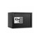 Electronic Digital Security Safe Box with Keypad, LED Light &amp; Backup Keys - 200x310x200mm, Black

