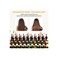 Generic Pro Round Hair Brush &ndash; 360&deg; Swivel Cord, Tangle-Free Bristles, Black &amp; Gold Finish