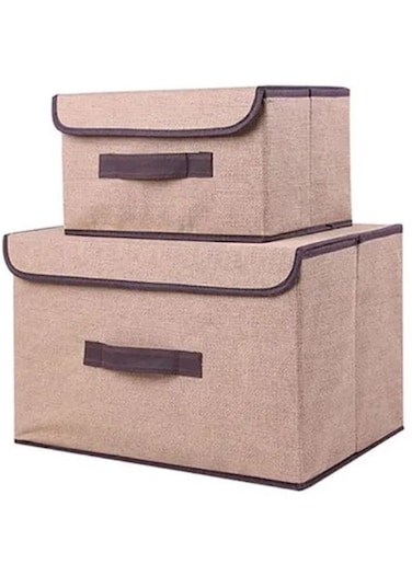2-Piece Foldable Cloth Storage Box