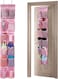Over the Door 12 Pocket Hanging Shoe Organizer, Pink