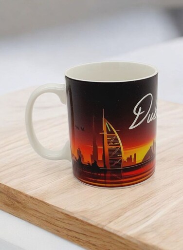Dubai Printed Ceramic Coffee Mug 400ML