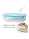 Baby COOLBABY Pressed Type Ice Cube Trays Kits 5 in 1 Easy Release 1'' x 24 Ice Cube Trays(Blue)