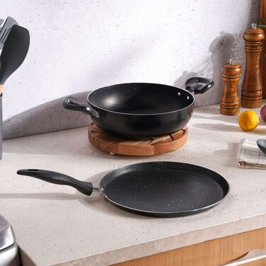 Essentials 2-Piece Cookware Set -Black - 201CPD9900095