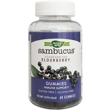 Nature's Way Sambucus Elderberry Adult's Immune Boost Gummies Gummies 60's
