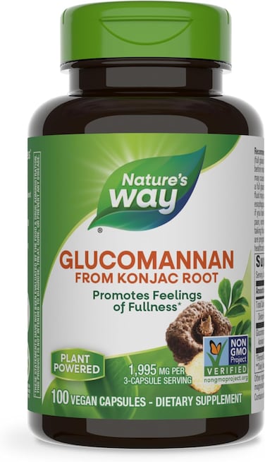 Nature's Way Premium Herbal Glucomannan From Konjac Root, 1, 995 Mg Per Serving, 100 Vcaps