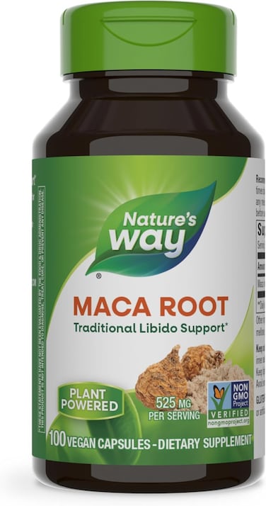 Nature's Way Maca Root 100 Vegan Capsules