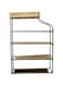 Rahalife Storage Shoe Rack With Stainless Steel Frame  Multi-Functional Shoe Storage Organiser Rack,Shoe Tower Shelf for Living Room,Entryway,Hallway and Cloakroom-Black &amp; White Color