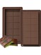 2 Pcs Silicone Chocolate Bar Molds - Deep 10-Cavity Design for Candy and Stuffed Bars