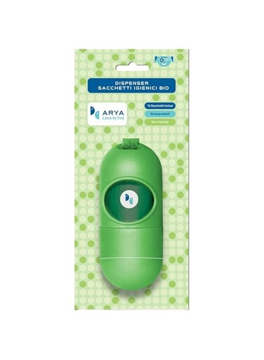 Arya Dispenser with 1 Biodegradable refill of 15 bags LITRPCAR.CNRIC04 Lindocat
