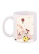 Circus Cartoon Printed Coffee Mug White/Yellow/Red