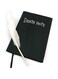 Wjzb0028 Soft Rubber Death Note Yagami Light Cosplay Notebook And Quill-Pen (21 X 15Cm)