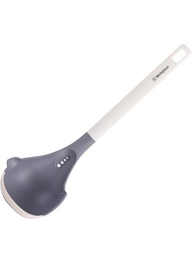 USA Silicone/PBT Soup Ladle   Heat-Resistant Kitchen Ladle for Hot Soups, Stews &amp; Sauces   Non-Slip Handle   Safe for Non-Stick Cookware   Easy-to-Clean Durable Kitchen Tool