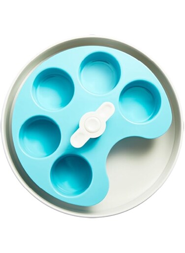 PetDreamHouse SPIN Interactive Feeder Palette - BLUE