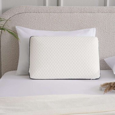 Home Oud Infused Memory Foam Pillow 40x60x13cm - Dark Grey