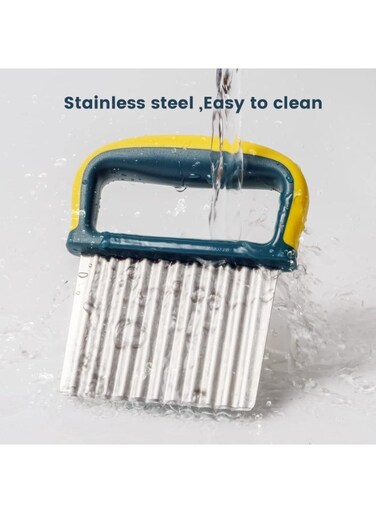 Cutter Knife, Potatoes Crinkle Fry Cut and Vegetable Cutter for Veggies, Stainless Steel Carrot Slicer&iuml;&frac14;&OElig; Multifunctional Kitchen Potato Cutter&atilde;&euro;&sbquo;