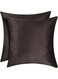 Eminence Home 2-Piece Vespera Dutch Velvet Cushion Cover 45x45cm (Charcole Grey), Supersoft High Qulity Velvet Fabric, Durable and Easycare, Machine Washable &amp; Quickdry, Fade Resistant, Wrinkle Free.