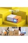 Compact and portable mini projector for displaying movies, videos, and images on any flat surface.