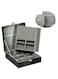 Azonee Large Jewelry Box for Women &amp; Men, 2 Layer PU Leather Jewelry Organizer with Lock, Storage Case for Necklaces, Bracelets, Rings, Earrings - Ideal Gift for All Occasions
