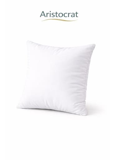Cushion Filler 65x65 cm &acirc;&euro;&ldquo; Euro Size Cushion Insert, Hollow Siliconized Polyester Fiber Filling, Soft &amp; Supportive Non-Woven Cover, White Polyester White 65x65cm
