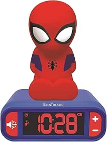 Lexibook Marvel Spiderman Digital 3D Alarm Clock