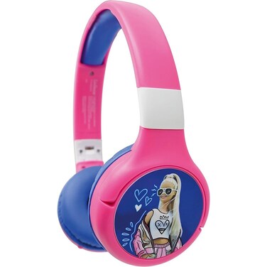 Lexibook Barbie 2in1 BT &amp; Wired Comfort Foldable Headphone