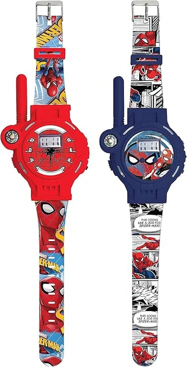 Lexibook Spiderman Digital Watch With Walkie Talkie 200M