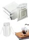 Portable Coffee Filter Paper, Disposable Drip Hanging Ear Coffee Bag, Single Serve Perfect for Travel Camping Home Office