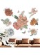 Flower Wall Decals for Living Room: Grass Plants Boho Floral Wildflower Wall Stickers - Bedroom Sofa TV Background Home Wall Decor