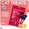 Cat Treats with Tuna &amp; Shrimp 84g E-Protein Hypoallergenic Lickable Treat For Kitten and Cat All Age