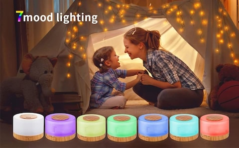 Cuisine Art Essential Oil Aroma Diffuser 700ml, Upgraded Aromatherapy Diffuser with 4 Timer and 7 Color Lights, Cool Mist Humidifier with Auto Shut-off Function - Brown - White