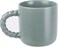 Cuisine Art CHASY 530ml Stoneware Xanadu Green Coffee Tea Mug - 9.5x10.5cm - Stylish and Durable Large Mug for Hot Beverages - Ideal for Home, Office, and Gifting