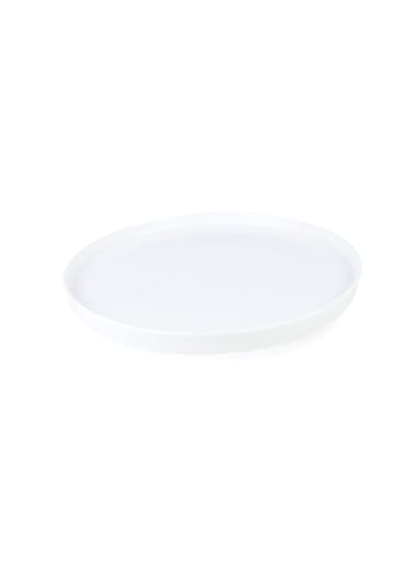Cuisine Art Aden Bone China Side Plate for Every Meals - 21cm, White   Elegant &amp; Durable Tableware