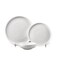 Cuisine Art JUDY 18PCS Bone China Dinner Set &ndash; Premium White Plates &amp; Bowls   6 Dinner Plates, 6 Side Plates, 6 Deep Bowls   Elegant, Durable Tableware for Daily Use &amp; Special Occasions