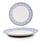 Claytan Plethora 10.5 inch Porcelain Dinner Plate (Grey &amp; White, Set Of 1)