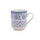 Claytan Plethora 370 ml Porcelain Mug (Grey &amp; White, Set Of 1)